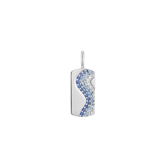  Pop Charms - Pendants - Silver / Rhodium plated - Zirconia